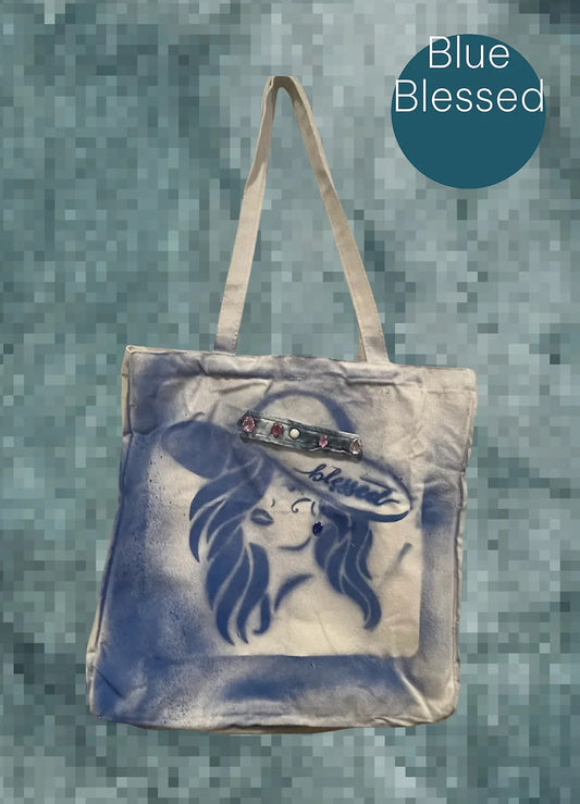Large Blue Duffle