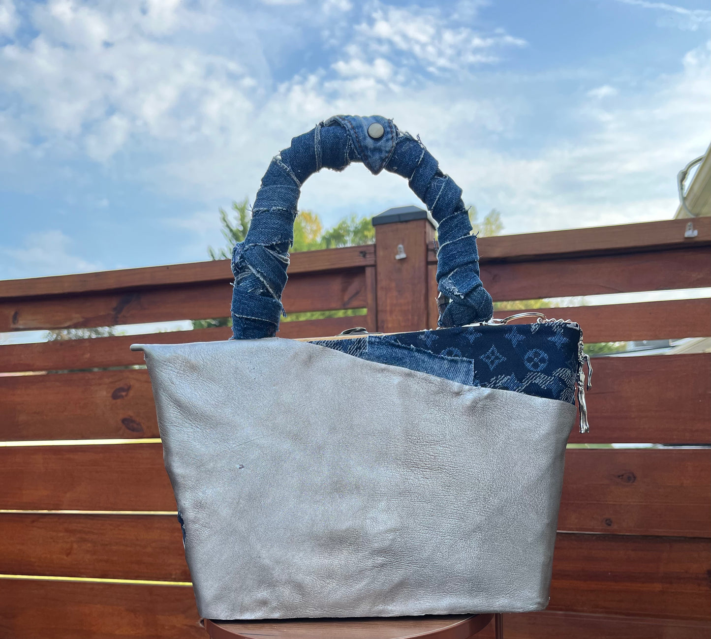 Denim Luxe” SISgar Tote